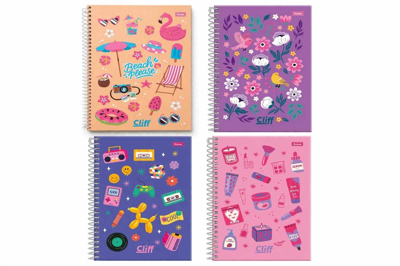 CADERNO C.D. 1X1 CLIFF FEM